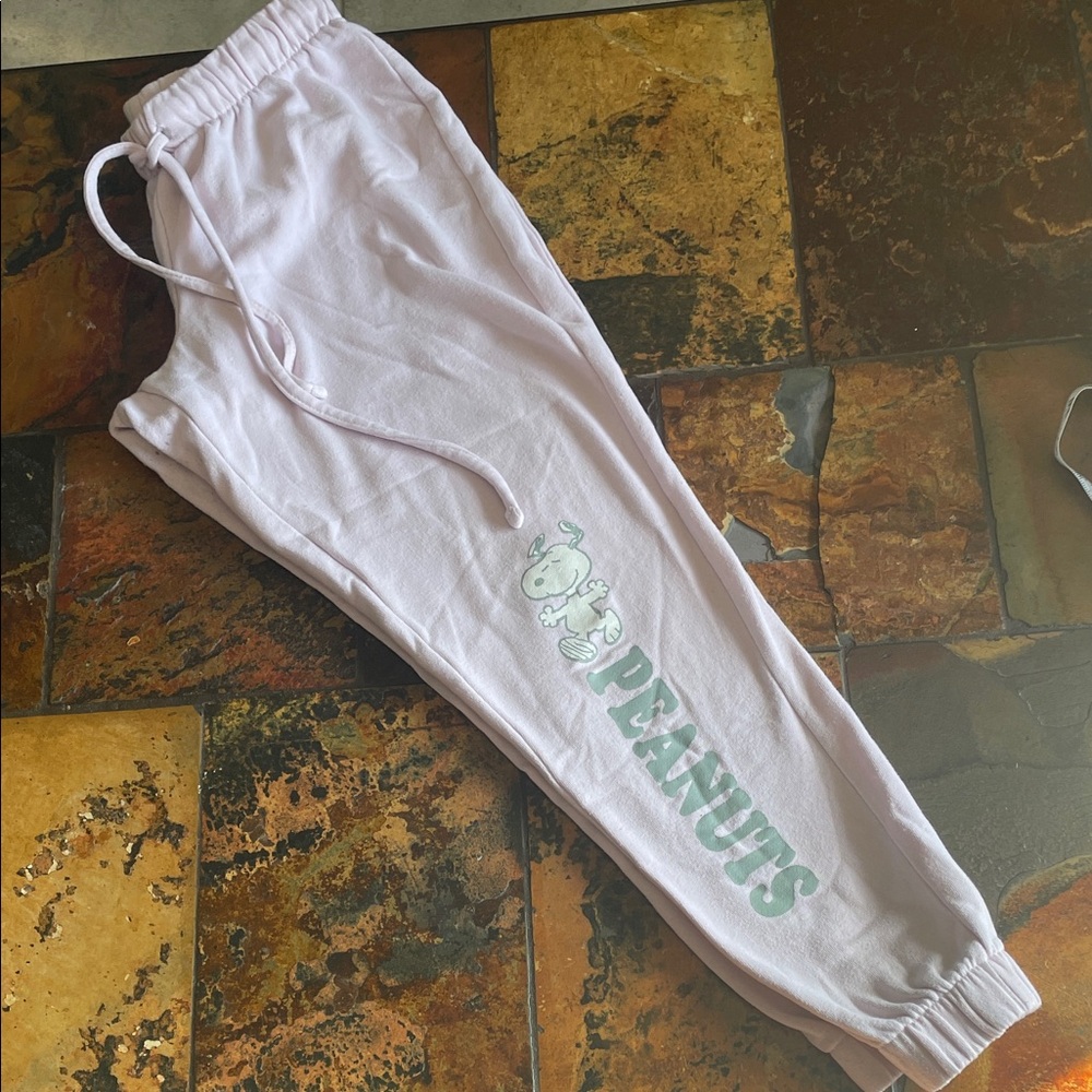 Peanuts Sweatpants in Light Pink (362)